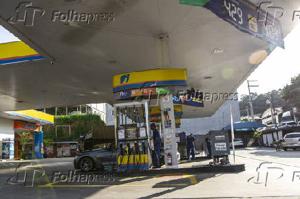 Preço de gasolina em São Paulo