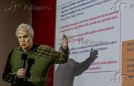 Dr. Carlos Nobre pesquisador das Emergencias Climaticas ministra palestra