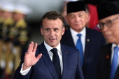 France's President Emmanuel Macron on state visit to Indonesia