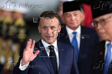 France's President Emmanuel Macron on state visit to Indonesia