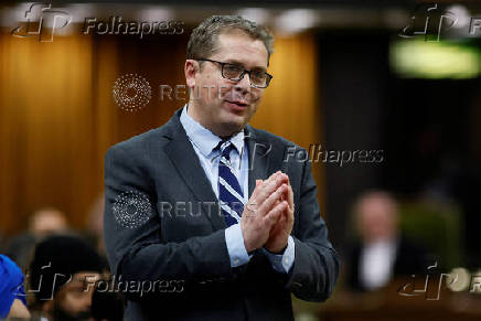 Conservative Party of Canada leader in the House of Commons Andrew Scheer speaks during Question Period in the House of Commons on Parliament Hill in Ottawa