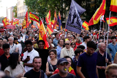 Protest against Spain's Prime Minister Sanchez's government, in Madrid