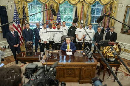 President Trump hosts Juventus soccer club at White House