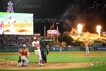 MLB: Houston Astros at Los Angeles Angels