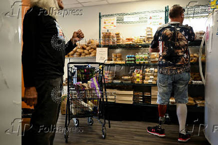 Food pantry is busy, weeks into the continuing U.S. government shutdown, in Fountain