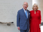 Britain's King Charles and Queen Camilla visit the National Gallery