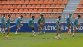 Entrenamiento del Atlético de Madrid