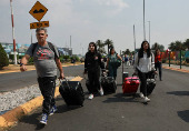 Protest of National Coordination of Education Workers (CNTE) in Mexico City