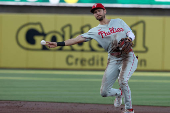 MLB: Philadelphia Phillies at Athletics