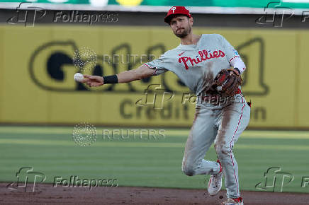 MLB: Philadelphia Phillies at Athletics