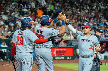 MLB: Washington Nationals at Arizona Diamondbacks