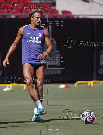 Entrenamiento del Atlético de Madrid
