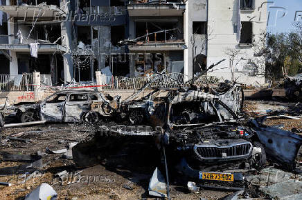 Aftermath of Iran's missile strike on Israel