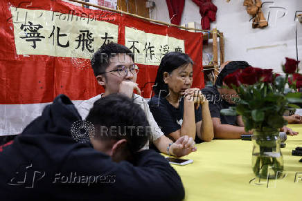 Press conference on Hong Kong?s League of Social Democrats party dissolution amid China?s national security law, in Hong Kong