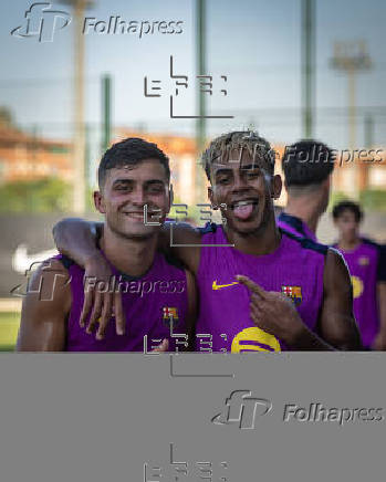 Primera sesión de pretemporada del FC Barcelona