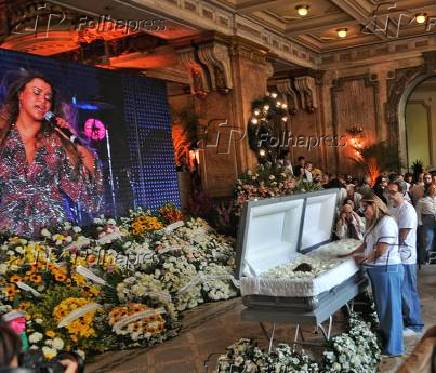 Velório da cantora Preta Gil no Theatro Municipal do Rio de Janeiro