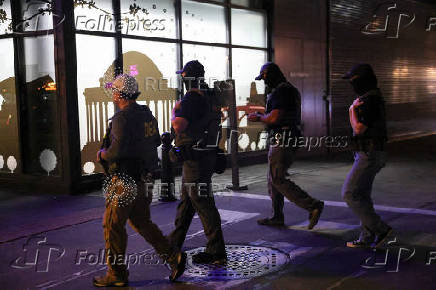 U.S. President Trump deploys the National Guard and federalizes the Metropolitan Police Department, in Washington
