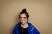 A roteirista Jaqueline Vargas