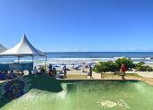 Orla da Tiririca, uma das praias urbanas de Itacaré