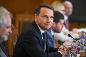 Polish Foreign Minister Radoslaw Sikorski visits Egypt