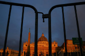 Pope Francis lies in state in St. Peter's Basilica at the Vatican