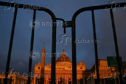 Pope Francis lies in state in St. Peter's Basilica at the Vatican