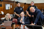 Weinstein appears at Manhattan Criminal Court for his rape and sexual assault retrial in New York