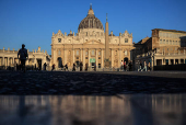 St. Peter's Basilica ahead of the conclave