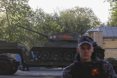 General rehearsal for Russia's annual Victory Day parade in Moscow