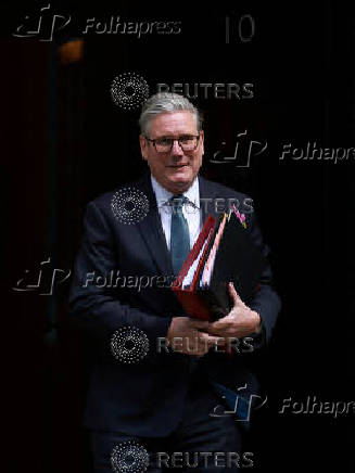 British Prime Minister Keir Starmer takes questions in parliament