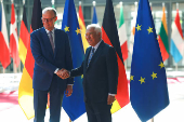 German Chancellor Merz visits Brussels