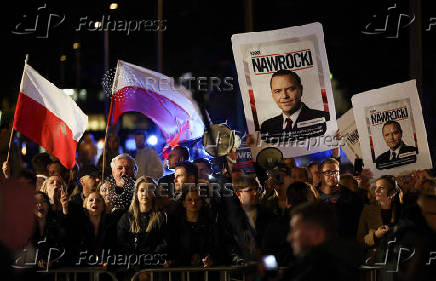 Poland's Presidential candidates hold final debate at Polish Television in Warsaw