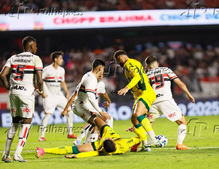 Partida entre São Paulo e Mirassol pelo Campeonato Brasileiro