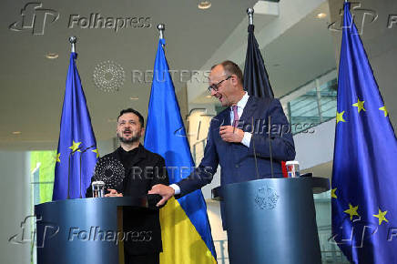 Ukraine's President Zelenskiy visits Germany