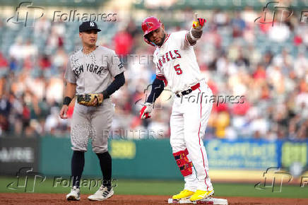 MLB: New York Yankees at Los Angeles Angels
