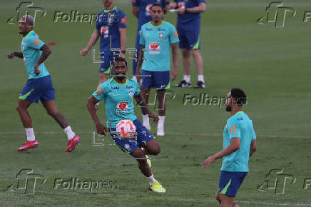 Entrenamiento de la selección de fútbol de Brasil en Ecuador