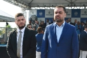 O governador Cláudio Castro entregou, 185 novas viaturas para PM do RJ