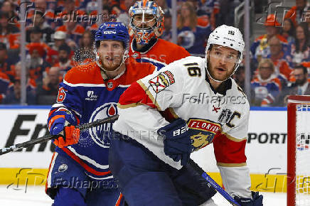 NHL: Stanley Cup Final-Florida Panthers at Edmonton Oilers