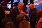 U.S. President Trump attends the UFC 316 event, in Newark
