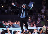Argentine's President Milei attends the Madrid Economic Forum