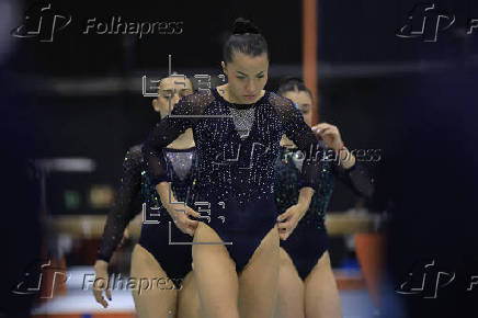 Atletas entrenan para el Panamericano de Gimnasia