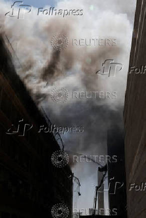 Aftermath of a strike from Iran on Israel, in Beersheba
