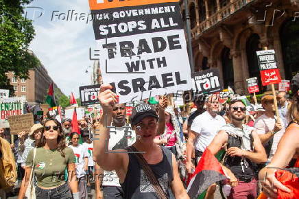 National March for Palestine in London