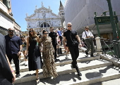 Jeff Bezos and Lauren Sanchez wedding party in Venice