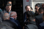 Brazil's President Lula visits Argentina's former President Kirchner, who is under house arrest, in Buenos Aires