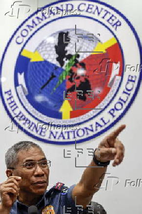 Philippines police chief holds forum with journalists of foreign news agencies