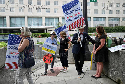 Sendoff event for State Department workers in Washington, D.C.