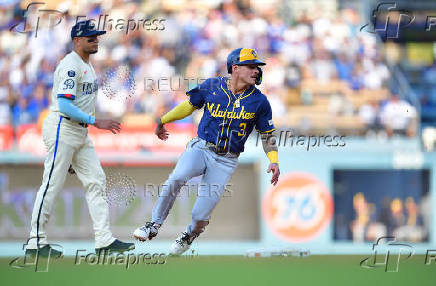 MLB: Milwaukee Brewers at Los Angeles Dodgers