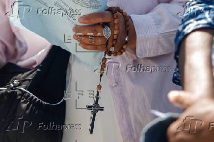 Feast of the Assumption procession at Notre Dame Cathedral