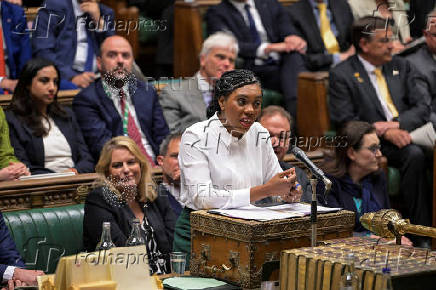 Prime Minister's Questions at the House of Commons in London